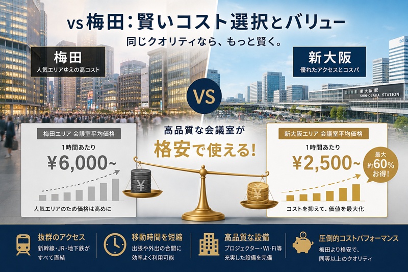梅田より断然安い