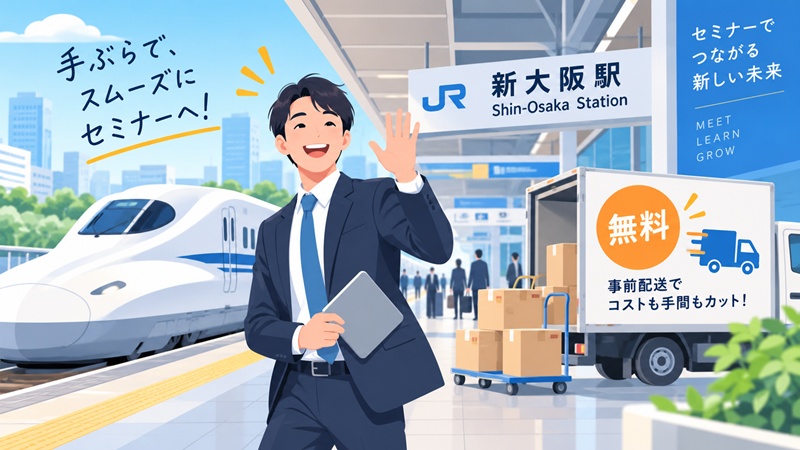 新大阪で荷物の事前配送・受取ができる貸会議室が選ばれる理由